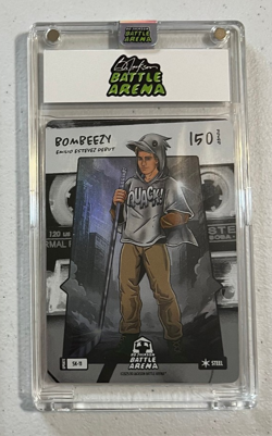 2025 Bo Jackson Battle Arena Bombeezy Emilio Estevez SK-11 Steel NSCC Promo Card - Image 1