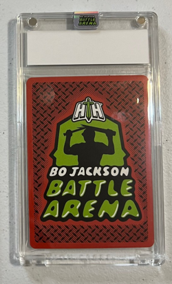 2025 Bo Jackson Battle Arena Bombeezy Emilio Estevez SK-11 Steel NSCC Promo Card - Image 2