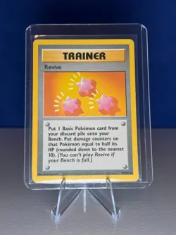 REVIVE 89/102 - VINTAGE WOTC Pokemon Card - BASE SET - Modrately Played - Image 1