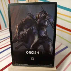 Orcish Theme Card 0008 MTG LTR Token NP - Image 1