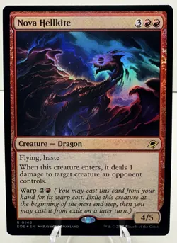 Nova Hellkite X4 Playset (1XFoil and 3XNon-Foil) 0148 : Magic the Gathering(mtg) - Image 1