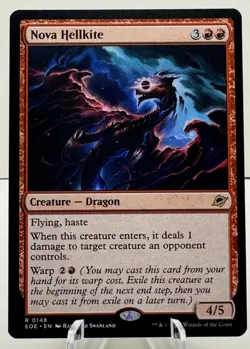 Nova Hellkite X4 Playset (1XFoil and 3XNon-Foil) 0148 : Magic the Gathering(mtg) - Image 2