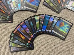 Magic Final Fantasy FOIL Basic Land Set x3 (48 lands) - FIN MTG - Image 3