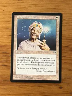 MTG - Magic the Gathering - Enlightened Tutor - Mirage - NM - Image 1