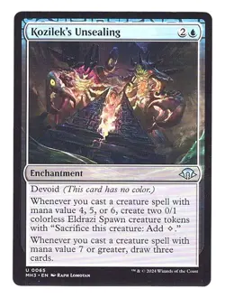 Kozilek's Unsealing #65 Regular Uncommon Enchantment MTG 2024 Modern Horizon 3 - Image 1