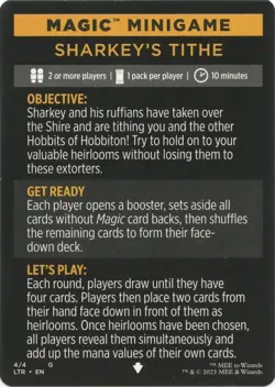 Magic Minigame: Sharkey's Tithe 0004 MTG LTR Special NP - Image 1