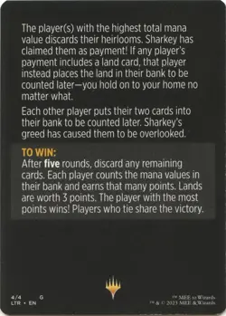 Magic Minigame: Sharkey's Tithe 0004 MTG LTR Special NP - Image 2