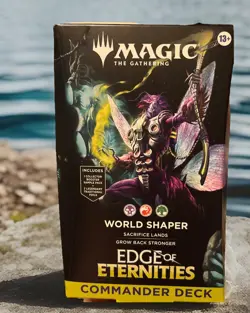 MTG World Shaper, Edge of Eternities, Sacrifice Lands Commander Deck NEW - Image 1