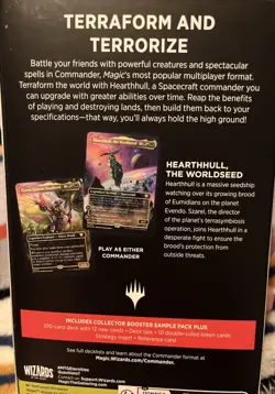 MTG World Shaper, Edge of Eternities, Sacrifice Lands Commander Deck NEW - Image 2