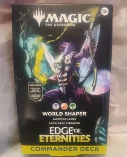 MTG World Shaper, Edge of Eternities, Sacrifice Lands Commander Deck NEW - Image 1