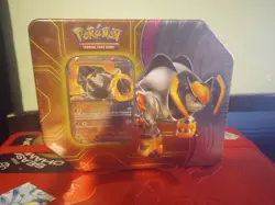 Pokemon TCG Paradox Destinies Tin Pokemon TCG - Iron Boulder Ex - Image 1