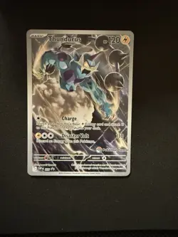 Pokemon Black Bolt Thundurus SVP 209 Pokemon Center Stamped - Image 1