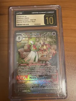 Pokemon Scarlet & Violet Base Set Gardevoir EX 245/198 CGC 10 Pristine - Image 1