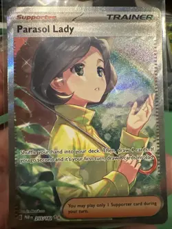 Pokemon Paradox Rift Parasol Lady 255/182 Special Illustration Rare - Image 1