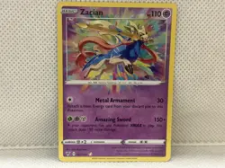 Zacian SWSH04: Vivid Voltage #082/185 Pokemon Amazing Rare - Image 1