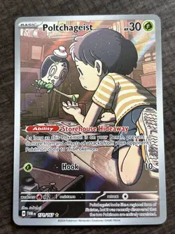 Pokemon TCG Poltchageist 171/167 Illustration Rare Twilight Masquerade - Image 1