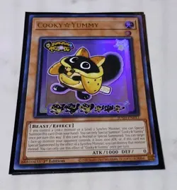 Yugioh Cooky Yummy JUSH-EN017 Ultra Rare 1st Edition Foil Justice Hunters NM/M - Image 1