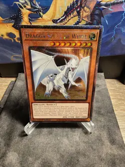 Yugioh! Dragon Spirit of White - RA04-EN265 - Platinum Secret Rare - 1st Edition - Image 1