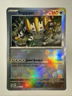Regigigas 086/131 (Poke Ball) Reverse Holo Prismatic Evolutions Pokemon Card NM - Image 1