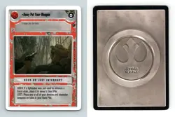 Away Put Your Weapons Star Wars Dagobah Unlimited 1999 LS Uncommon CCG Card - Image 1