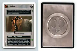 Vine Snake Star Wars Dagobah Unlimited 1999 LS Common CCG Card - Image 1