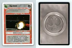 Rogue Asteroid Star Wars Dagobah Unlimited 1999 LS Common CCG Card - Image 1