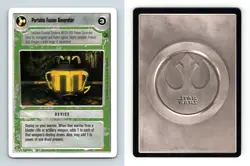 Portable Fusion Generator Star Wars Dagobah Unlimited 1999 LS Common CCG Card - Image 1