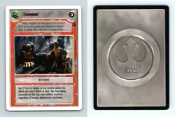 Encampment Star Wars Dagobah Unlimited 1999 LS Common CCG Card - Image 1