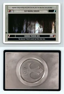Dagobah : Training Area Star Wars Dagobah Unlimited 1999 LS Common CCG Card - Image 1