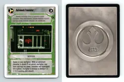 Astromech Translator Star Wars Dagobah Unlimited 1999 LS Common CCG Card - Image 1