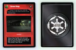 Corrosive Damage Star Wars Dagobah Limited 1997 DS Rare CCG Card - Image 1
