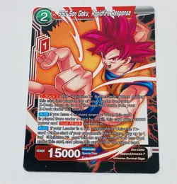 SSG Son Goku, Rapidfire Response Dragon Ball Super Trading Card Cool Art Tc5 - Image 1