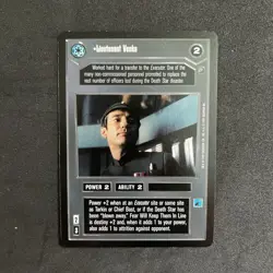 Lieutenant Venka Star Wars Dagobah Limited 1997 DS Uncommon CCG Card - Image 1