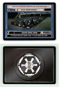 Executor : Control Station Star Wars Dagobah Limited 1997 DS Uncommon CCG Card - Image 1