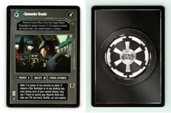 Commander Brandei Star Wars Dagobah Limited 1997 DS Uncommon CCG Card - Image 1