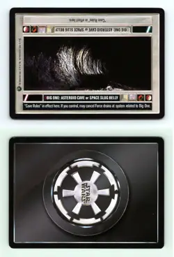 Big One : Asteroid Cave Star Wars Dagobah Limited 1997 DS Uncommon CCG Card - Image 1