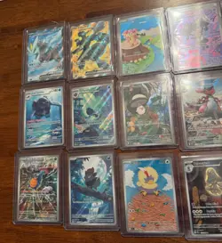 Pokemon Black Bolt White Flare Hits Only Card Lot 19 Cards Hard Sleeved - Image 2