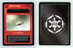 Uncertain Is The Future Star Wars Dagobah Limited 1997 DS Common CCG Card - Image 1