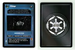TIE Avenger Star Wars Dagobah Limited 1997 DS Common CCG Card - Image 1