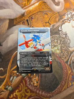Tornado, Sonic's Biplane MTG Secret Lair - Pack Fresh - - Image 1