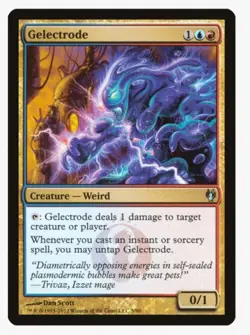 Gelectrode #5 DDM Magic Card With Protective Sleeve - Image 1