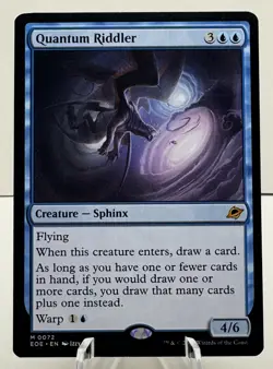 Quantum Riddler X4 Playset(One Pre-release Foil Promo, 3XNon-Foil) 0072 MTG - Image 2