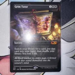 Grim Tutor Borderless - MTG Core Set 2021 (M21) #315 Magic the Gathering Mythic - Image 1