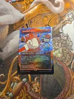 Knuckle's Gloves 2095 Foil MTG Secret Lair - Pack Fresh - - Image 1