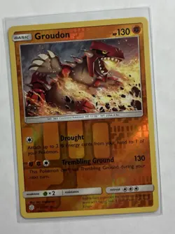 Groudon - 113/236 - Rare - Reverse Holo NM, English MTG Cosmic Eclipse - Image 1