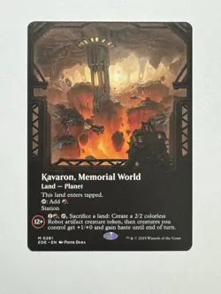 MTG - Kavaron, Memorial World - EOE Edge of Eternities Mythic 0281 Borderless - Image 1