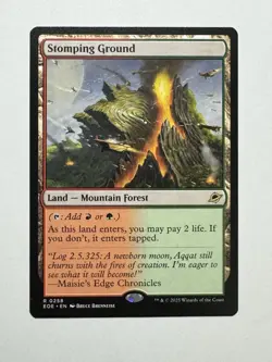 MTG - Stomping Ground - EOE Edge of Eternities Rare 0258 Base - Image 1