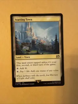 Final Fantasy Starting Town Regular Rare Card MTG Magic the Gathering R 0289 FIN - Image 1