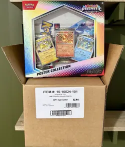 POKEMON TCG SCARLET & VIOLET PRISMATIC EVOLUTIONS POSTER COLLECTION - LOT OF 6 - Image 1