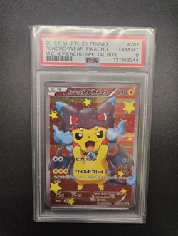 2016 Pokemon XY Promo #207 Poncho-Wearing Pikachu Mega Charizard X PSA 10 - Image 2